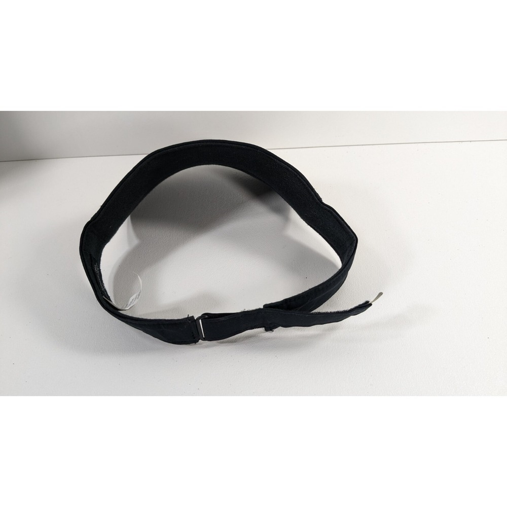 Under Armour Womens Athletic Visor Black Reflective Logo Adjustable OSFA Hat - Picture 3 of 7